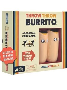 *NEW In Box* Throw Throw Burrito Party Game by Exploding Kittens